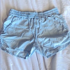 Stretchy jean shorts